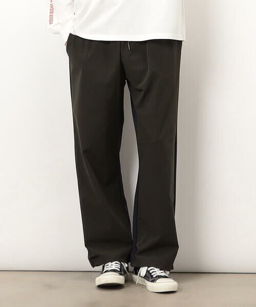 Purple&Yellow / パープルアンドイエロー その他パンツ | ナイロンストレッチワイドパンツ | 詳細5