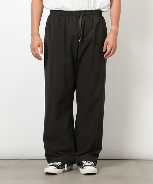 Purple&Yellow / パープルアンドイエロー その他パンツ | ナイロンストレッチワイドパンツ | 詳細6