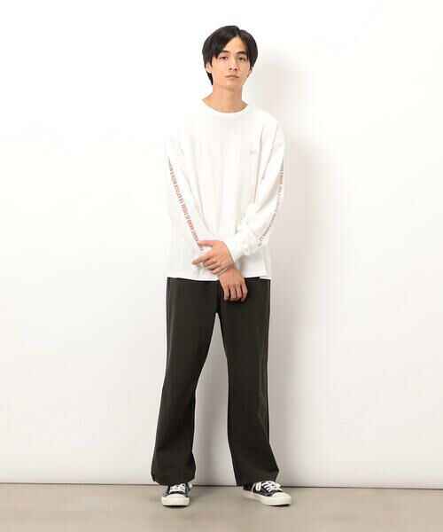 Purple&Yellow / パープルアンドイエロー Tシャツ | 袖＆バックプリント長袖Ｔシャツ | 詳細1