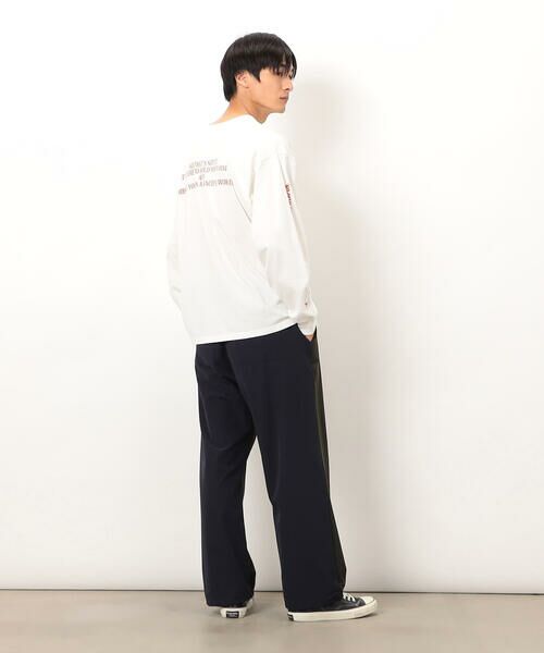 Purple&Yellow / パープルアンドイエロー Tシャツ | 袖＆バックプリント長袖Ｔシャツ | 詳細2