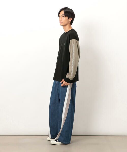 Purple&Yellow / パープルアンドイエロー Tシャツ | 袖＆バックプリント長袖Ｔシャツ | 詳細14