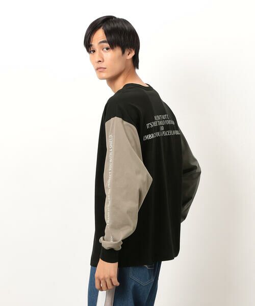 Purple&Yellow / パープルアンドイエロー Tシャツ | 袖＆バックプリント長袖Ｔシャツ | 詳細17