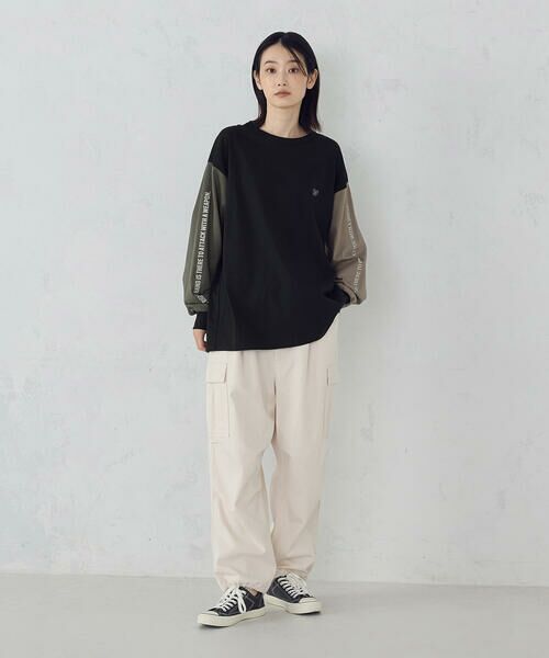 Purple&Yellow / パープルアンドイエロー Tシャツ | 袖＆バックプリント長袖Ｔシャツ | 詳細19