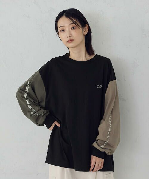 Purple&Yellow / パープルアンドイエロー Tシャツ | 袖＆バックプリント長袖Ｔシャツ | 詳細21