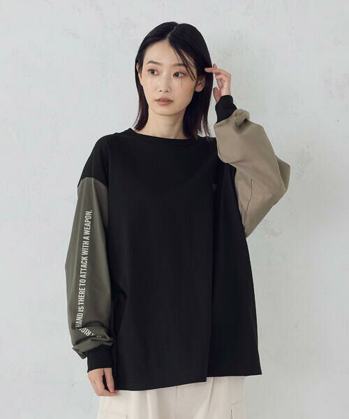 Purple&Yellow / パープルアンドイエロー Tシャツ | 袖＆バックプリント長袖Ｔシャツ | 詳細22