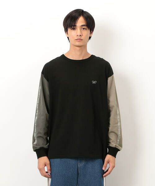 Purple&Yellow / パープルアンドイエロー Tシャツ | 袖＆バックプリント長袖Ｔシャツ | 詳細24