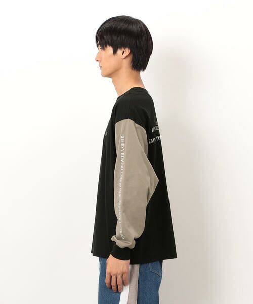 Purple&Yellow / パープルアンドイエロー Tシャツ | 袖＆バックプリント長袖Ｔシャツ | 詳細25