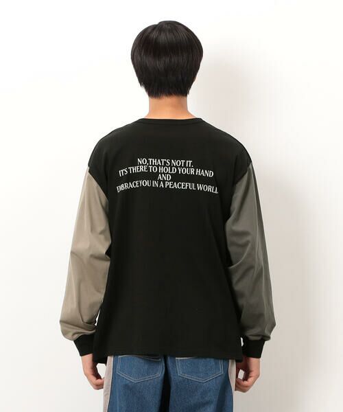 Purple&Yellow / パープルアンドイエロー Tシャツ | 袖＆バックプリント長袖Ｔシャツ | 詳細26