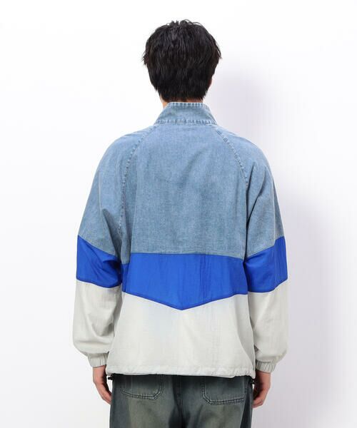 Purple&Yellow / パープルアンドイエロー ブルゾン | ライトオンスデニム×シアーナイロン切替ブルゾン | 詳細23
