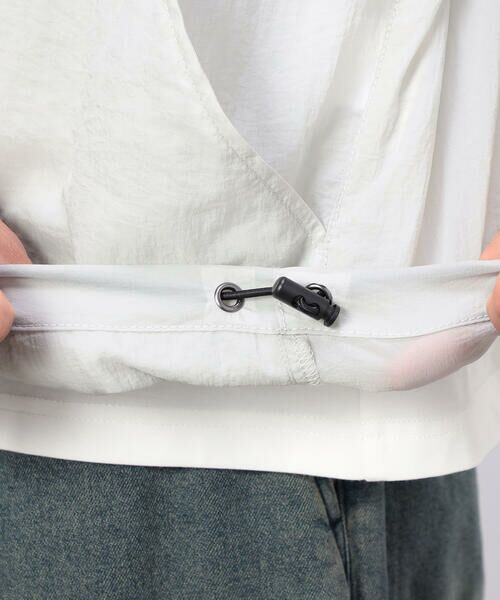 Purple&Yellow / パープルアンドイエロー ブルゾン | ライトオンスデニム×シアーナイロン切替ブルゾン | 詳細28