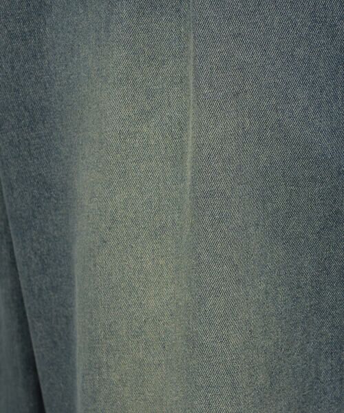 Purple&Yellow / パープルアンドイエロー デニムパンツ | ライトオンスデニムタックワイドパンツ | 詳細21