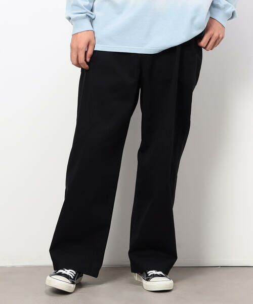 Purple&Yellow / パープルアンドイエロー その他パンツ | コットンツイルワークパンツ(ブラック)