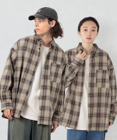 Purple&Yellow / パープルアンドイエロー シャツ・ブラウス | T/C チェックシャツ