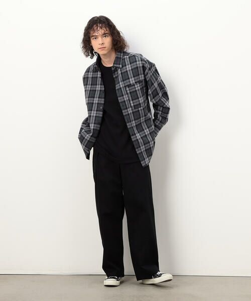 Purple&Yellow / パープルアンドイエロー シャツ・ブラウス | T/C チェックシャツ | 詳細3