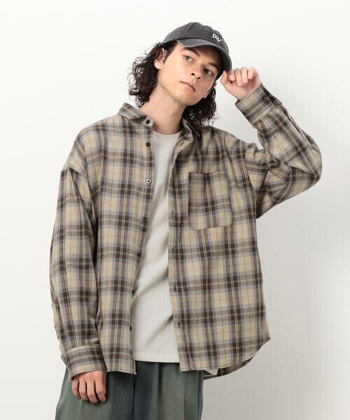 Purple&Yellow / パープルアンドイエロー シャツ・ブラウス | T/C チェックシャツ | 詳細13