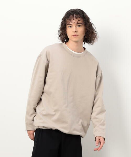 Purple&Yellow / パープルアンドイエロー カットソー | チェック切り替え プルオーバー | 詳細13