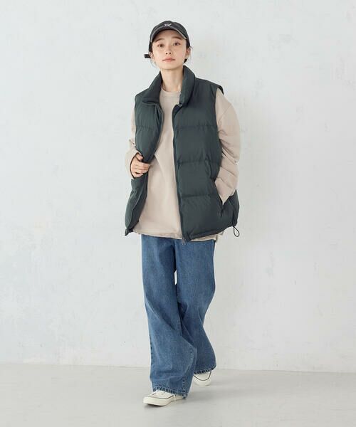 Purple&Yellow / パープルアンドイエロー カットソー | チェック切り替え プルオーバー | 詳細17