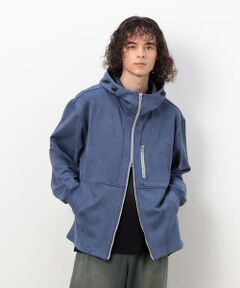 Purple&Yellow / パープルアンドイエロー ブルゾン | カットスエードダンボール ブルゾン