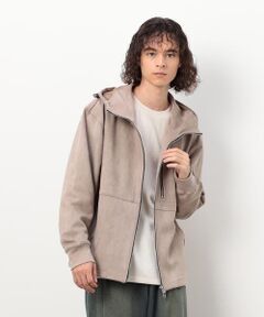 Purple&Yellow / パープルアンドイエロー ブルゾン | カットスエードダンボール ブルゾン