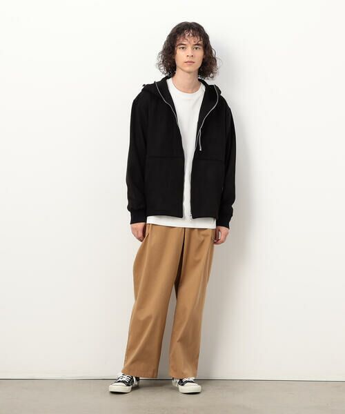 Purple&Yellow / パープルアンドイエロー ブルゾン | カットスエードダンボール ブルゾン | 詳細1