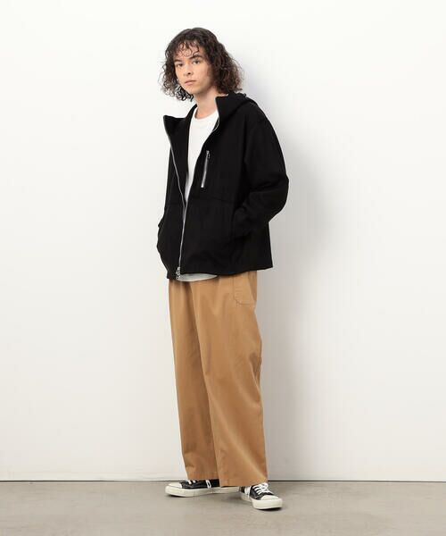 Purple&Yellow / パープルアンドイエロー ブルゾン | カットスエードダンボール ブルゾン | 詳細2