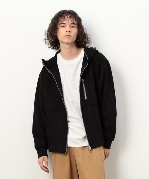 Purple&Yellow / パープルアンドイエロー ブルゾン | カットスエードダンボール ブルゾン | 詳細5