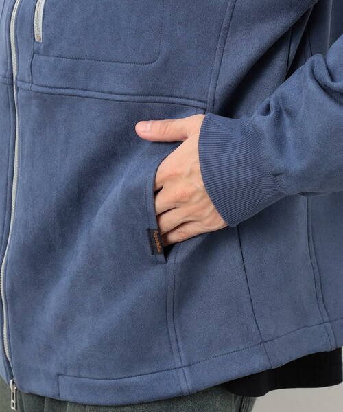 Purple&Yellow / パープルアンドイエロー ブルゾン | カットスエードダンボール ブルゾン | 詳細21