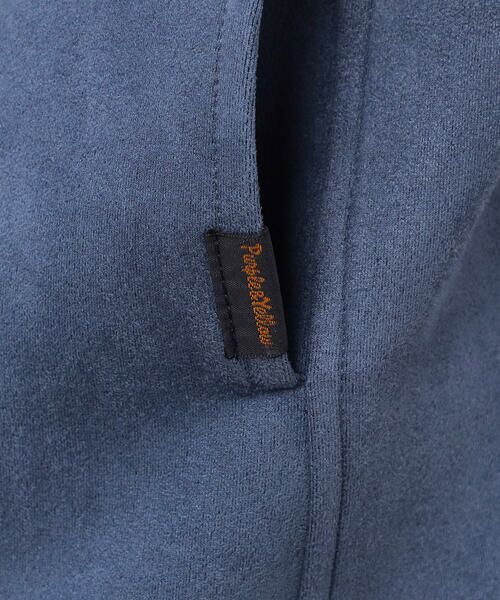 Purple&Yellow / パープルアンドイエロー ブルゾン | カットスエードダンボール ブルゾン | 詳細24