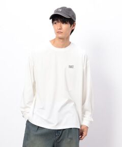 Purple&Yellow / パープルアンドイエロー Tシャツ | ワンポイントプリント長袖Ｔシャツ