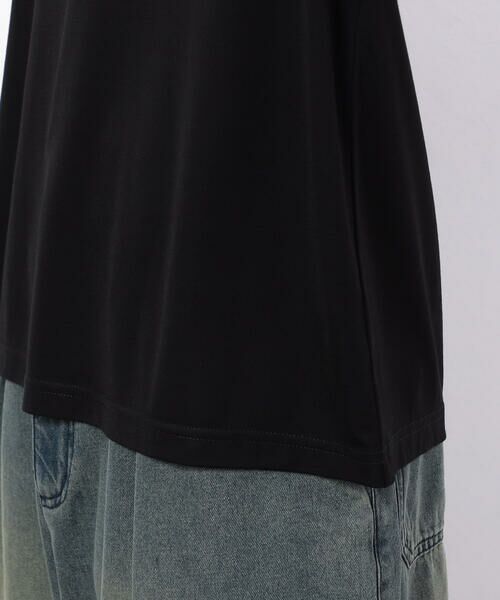 Purple&Yellow / パープルアンドイエロー Tシャツ | ワンポイントプリント長袖Tシャツ | 詳細23