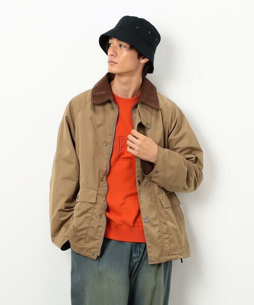 Purple&Yellow / パープルアンドイエロー ブルゾン | 衿素材切替ブルゾン | 詳細10