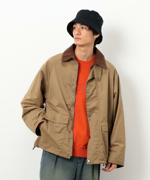 Purple&Yellow / パープルアンドイエロー ブルゾン | 衿素材切替ブルゾン | 詳細9