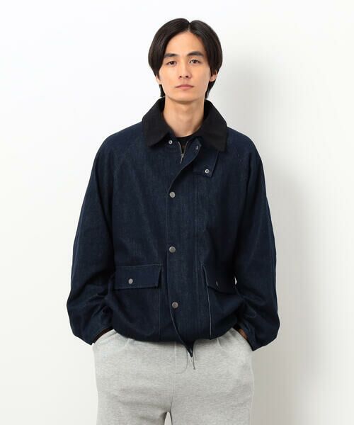 Purple&Yellow / パープルアンドイエロー ブルゾン | 衿素材切替ブルゾン | 詳細18