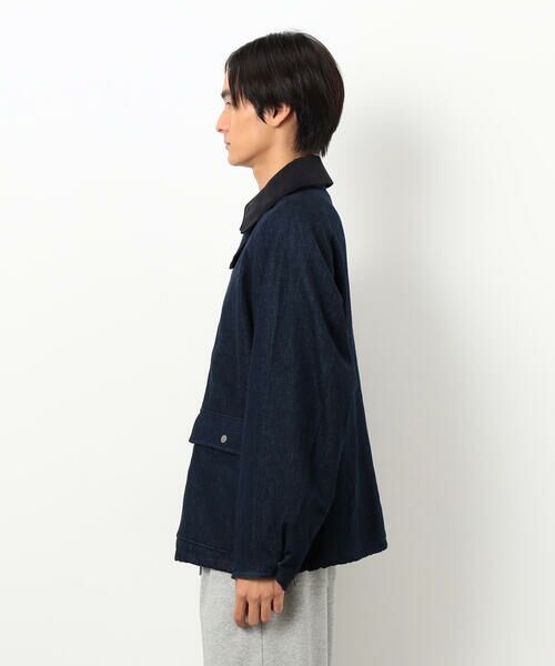 Purple&Yellow / パープルアンドイエロー ブルゾン | 衿素材切替ブルゾン | 詳細20