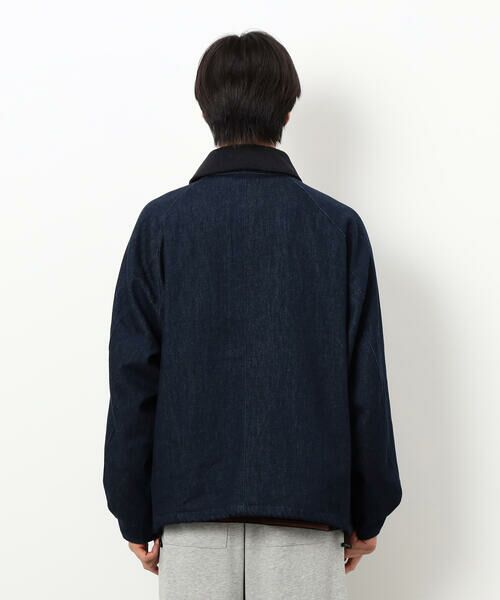 Purple&Yellow / パープルアンドイエロー ブルゾン | 衿素材切替ブルゾン | 詳細21