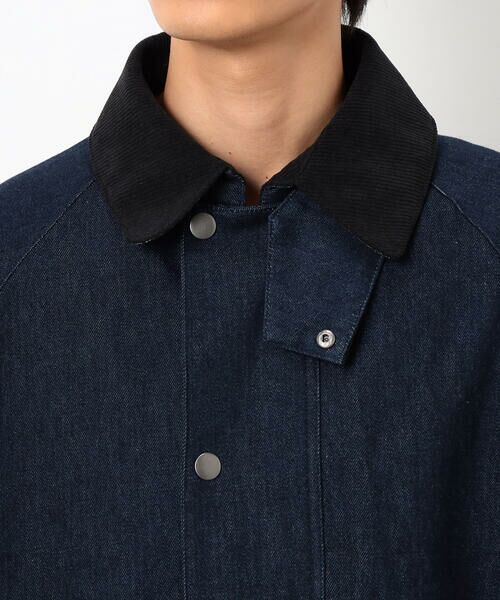 Purple&Yellow / パープルアンドイエロー ブルゾン | 衿素材切替ブルゾン | 詳細22