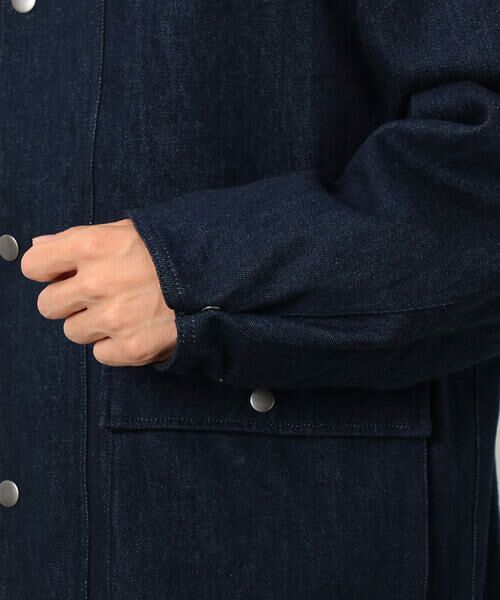 Purple&Yellow / パープルアンドイエロー ブルゾン | 衿素材切替ブルゾン | 詳細24