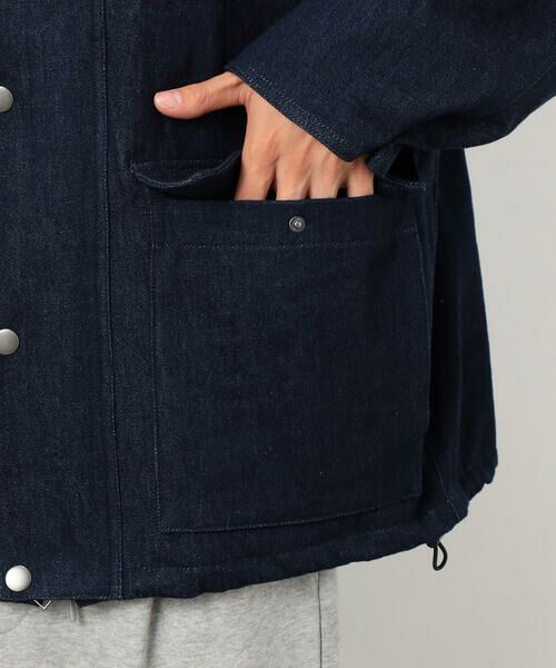 Purple&Yellow / パープルアンドイエロー ブルゾン | 衿素材切替ブルゾン | 詳細26