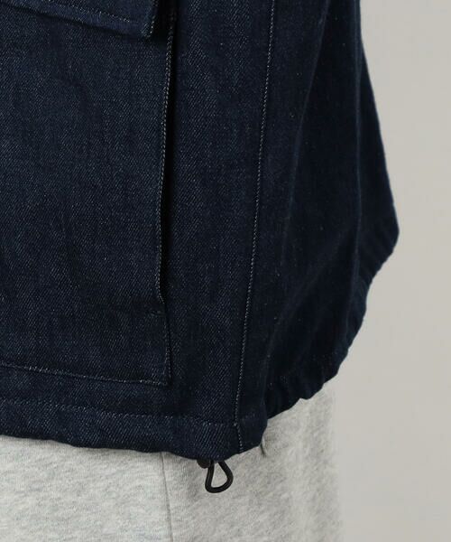 Purple&Yellow / パープルアンドイエロー ブルゾン | 衿素材切替ブルゾン | 詳細27