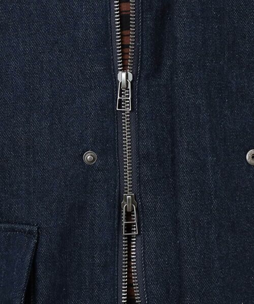 Purple&Yellow / パープルアンドイエロー ブルゾン | 衿素材切替ブルゾン | 詳細29