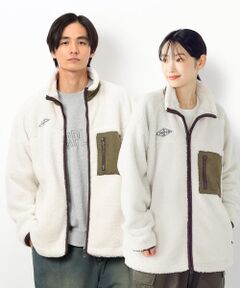 Purple&Yellow / パープルアンドイエロー ブルゾン | ボアフリースブルゾン