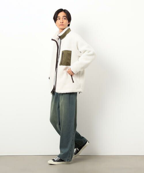 Purple&Yellow / パープルアンドイエロー ブルゾン | ボアフリースブルゾン | 詳細1