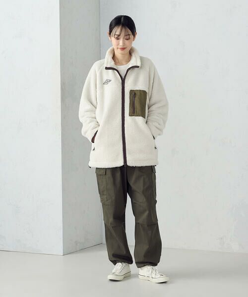 Purple&Yellow / パープルアンドイエロー ブルゾン | ボアフリースブルゾン | 詳細10