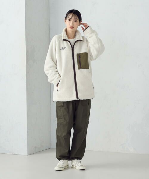 Purple&Yellow / パープルアンドイエロー ブルゾン | ボアフリースブルゾン | 詳細11