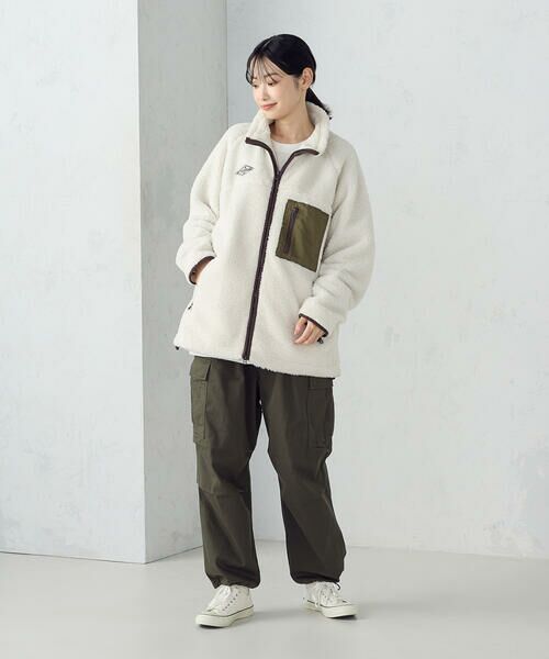 Purple&Yellow / パープルアンドイエロー ブルゾン | ボアフリースブルゾン | 詳細12