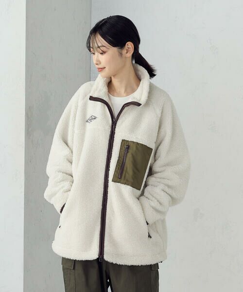 Purple&Yellow / パープルアンドイエロー ブルゾン | ボアフリースブルゾン | 詳細13