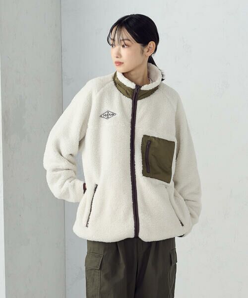 Purple&Yellow / パープルアンドイエロー ブルゾン | ボアフリースブルゾン | 詳細15