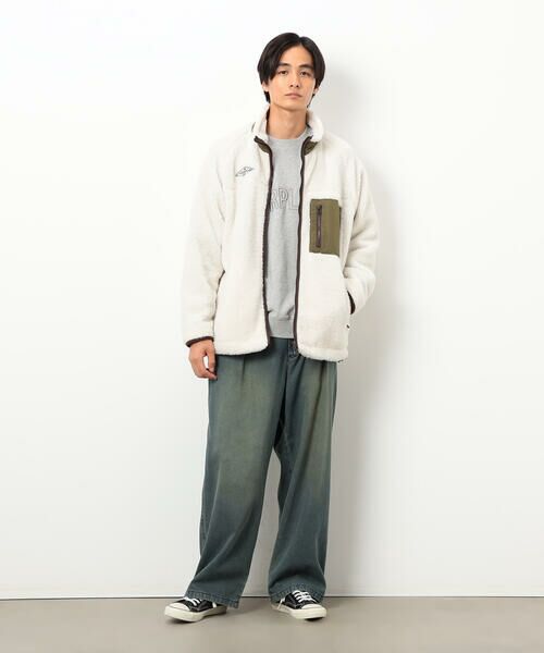 Purple&Yellow / パープルアンドイエロー ブルゾン | ボアフリースブルゾン | 詳細2