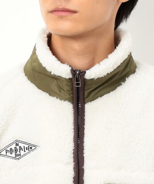 Purple&Yellow / パープルアンドイエロー ブルゾン | ボアフリースブルゾン | 詳細20