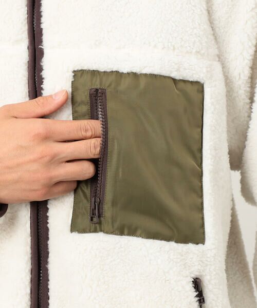 Purple&Yellow / パープルアンドイエロー ブルゾン | ボアフリースブルゾン | 詳細21